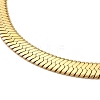 Ion Plating(IP) 304 Stainless Steel Herringbone Chain Necklace for Men Women X-NJEW-E076-03E-G-2