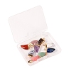 10Pcs 10 Style Natural Gemstone Pendants G-LS0002-14-8