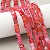 Natural Dragon Veins Agate Beads Strands G-G177-E18-01-5