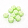 Transparent Stripe Resin Beads MACR-WH0025-13G-1