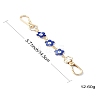 Alloy Enamel Evil Eye Flower Link Bag Strap FIND-YW00004-3