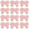 12Pcs Bowknot Towel Cloth Computerized Embroidery Cloth Iron On/Sew On Patches DIY-CY0001-14-1
