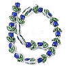 Transparent Glass Enamel Beads LAMP-C023-01B-2