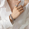 1Pc Men's 304 Stainless Steel Curb Link Chain Bracelets BJEW-DJ0001-82-4
