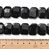 Natural Sliver Obsidian Beads Strands G-C285-A14-01-5
