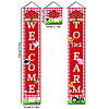 Polyester Hanging Sign for Home Office Front Door Porch Decorations HJEW-WH0023-005-2