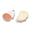 Halloween Theme Rack Plating Alloy Enamel Pendants ENAM-N056-358A-2