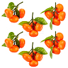 6Pcs 3 Styles Foam Artificial Fruit Model DJEW-GA0001-52-1