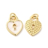 Real 16K Gold Plated Brass Enamel Charms ZIRC-L103-054G-2