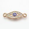 Alloy Rhinestone Links connectors LS-ALRI-T004-30LG-1