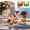 12Pcs 2 Colors Transparent Glass Candle Holders DJEW-GA0001-58-6