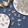 100Pcs 10 Styles Tibetan Style Alloy Pendants TIBEP-CJ0003-11-5