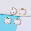 Alloy Enamel Pendants PW-WG13789-04-1