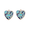 Bohemia Style Alloy Enamel Pendants PW-WGC439E-04-2