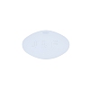 Flat Round Food Grade Silicone Beads PW-WG87984-13-1