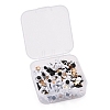 40Pcs 4 Style Baking Painted Alloy Pendants PALLOY-LS0001-03G-7