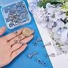 30Pcs Filigree Rack Plating Brass Pendant Pinch Bails KK-SP0002-02-3