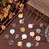 30Pcs 10 Colors Alloy Pendant Cabochon Settings FIND-PH0025-82-4