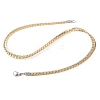 304 Stainless Steel Twist Chain Necklaces for Women NJEW-G140-08A-GP-2