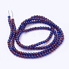Spray Painted Crackle Glass Beads Strands X-CCG-Q002-4mm-12-3