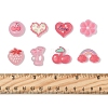 120Pcs 8 Style Plastic Enamel Cabochons KY-FS0001-38-5