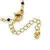 Brass Chain Necklace Making KK-K337-13G-05-3