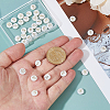 36Pcs 12 Styles Natural White Shell Beads SHEL-FH0001-27-3