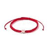 Nylon Thread Braided Bead Adjustable Bracelets BJEW-JB09769-01-1