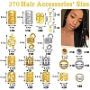 270Pcs Iron Hair Coil Cuffs X1-AJEW-SZC0021-03M-2
