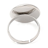 304 Stainless Steel Adjustable Ring Findings STAS-R123-13P-3