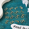 Kissitty 32Pcs 16 Styles Rack Plating Brass Toggle Clasps KK-KS0001-25-16