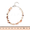 Natural Ferruginous Quartz Beads Bracelets for Women BJEW-H623-02S-11-5