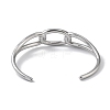 304 Stainless Steel Cuff Bangles for Women LS-BJEW-Z078-16P-3