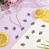 60Pcs Alloy Enamel Pendants ENAM-HY0001-64-4