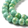 Natural Mashan Jade Beads Strands G-F670-A27-8mm-3