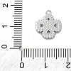 304 Stainless Steel Cubic Zirconia Pendants STAS-R141-01P-03-3