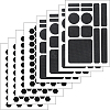 8Pcs 2 Styles PEVA Rubber Anti-Slip Hexagonal Phone Grip Tape Stickers for Phones AJEW-SP0002-64C-02-1