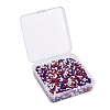 300G 6500pcs 3 Colors Independence Day Glass Seed Beads SEED-LS0001-01-8