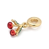 Brass Enamel European Dangle Charms LS-KK-Q055-01G-2