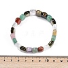 Natural Mixed Gemstone Beaded Stretch Bracelets for Women Men BJEW-M049-11B-5