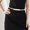 Iron & Resin Rhinestones Waist Chain Belts for Women Ladies Dress AJEW-WH20072-04G-7