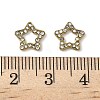 304 Stainless Steel Rhinestone Cabochons STAS-A057-04G-E02-3