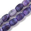 Natural Weathered Agate Beads Strands G-NH0047-B04-02-2