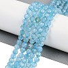 Natural Blue Topaz Beads Strands LS-G-F782-B07-05-2