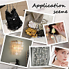 66G 4 Colors Plastic Pendants KY-GF0001-76-5