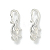 925 Sterling Silver Hook Clasps STER-A050-09B-S-1