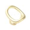 Brass Open Cuff Rings RJEW-Q778-19G-4