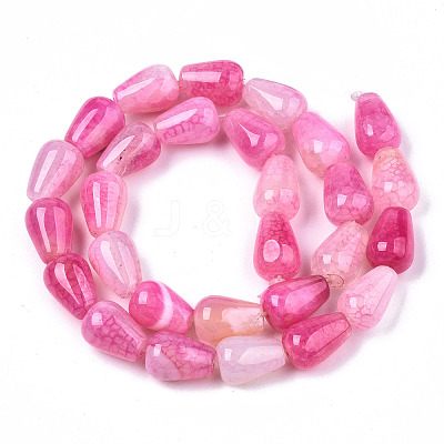 Natural Crackle Agate Beads Strands X-G-S359-243B-1