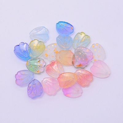 Handmade Lampwork Pendants FOIL-CJC0003-03H-1