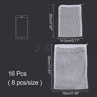 16Pcs 2 Style Polyester Filter Bag ABAG-AR0001-01-1